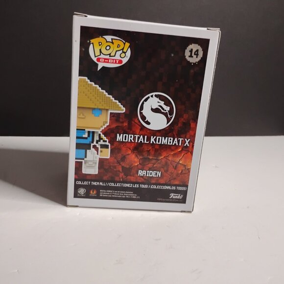 Funko Raiden - Mortal Kombat X 8-Bit Pop! Vinyl Figure #14 GameStop Exclusive - Picture 5 of 8